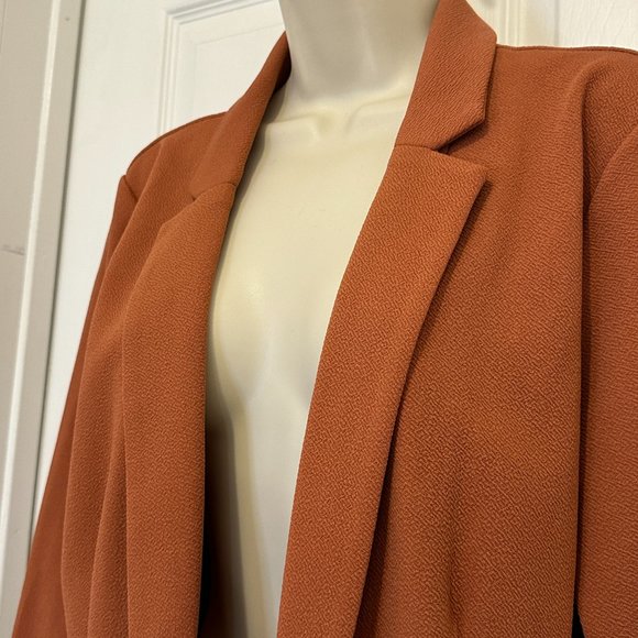 Rust Colored Maurices Blazer - Size Large - Picture 3 of 5